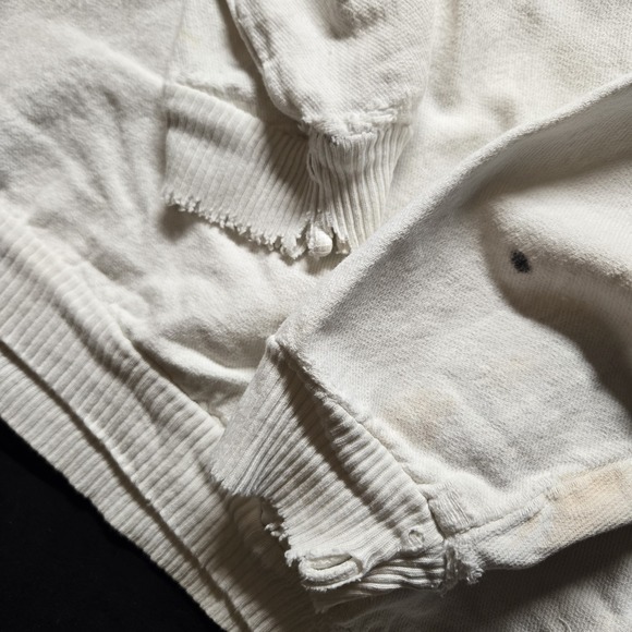 Vintage Bar Sweatshirt Pearl's Oyster Bar Palo Alto, CA Distressed USA Made WEK - Picture 6 of 16